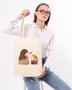 Zoozie Bags Bolso de mano 1160 100% Algodón Crema 35 x 40 x 8 cm